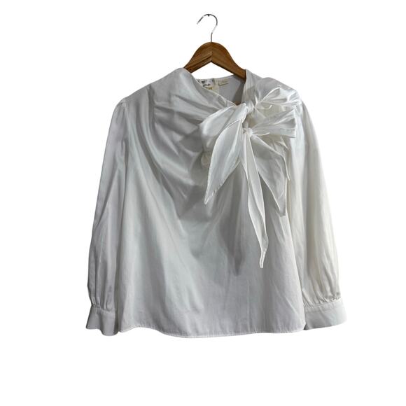 Maeve by Anthropologie Tops - Maeve Anthroplogie Double Bow Blouse Shirt Top Size Small